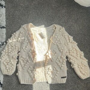 Wishlist Cream Textured Cardigan